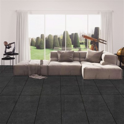 Чорная матавая плітка